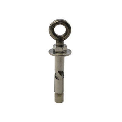 JCP CONSTRUCTION PRODUCTS Jcp Fixings A2-304 St/st Eye Bolt Sleeve Anchors 8mm/m6 X 45Box Of 50 from B&Q