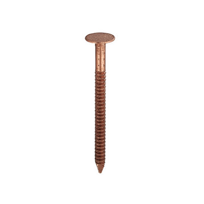 Unifix Copper Annular Ring Shank Nails 38 X 3.35mm1Kg Bag - from B&Q