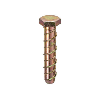 Thunderbolt All-Purpose Anchors Hexagon Head Zyp CeM8 X 80Box Of 100 from B&Q