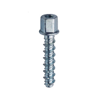 Jcp Fixings Internally Threaded Socket Bolts Bzp M8 6/8 X 55mmFjjab06/08Socm08Box Of 100 from B&Q