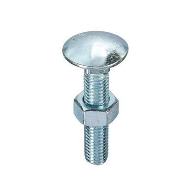 Unifix Grade 4.8 Cup Square Hex Bolts & NutsM6 X 30 - from B&Q