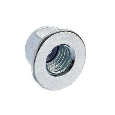 Unifix Class 8 Nylon Insert Flange Nuts Din 6926 BzpM6 X 1.00 from B&Q