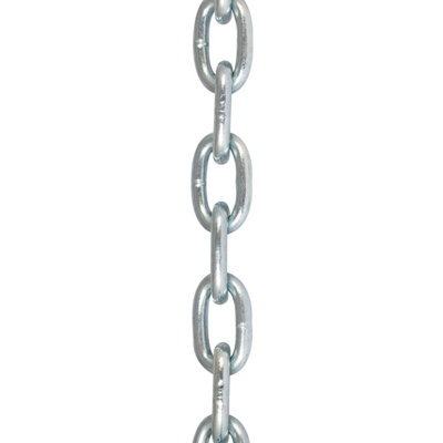 Chain Products Welded Link Chain Reel 30M Bzp 5.35mmHeavy-Duty Steel Chain from B&Q