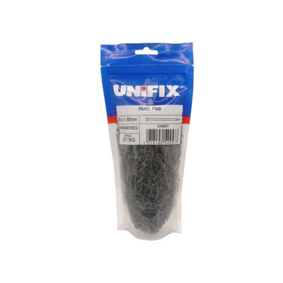 Unifix Sherardised Panel Pins 40 X 1.60mmPou9Sherpp/015Box Of 5 from B&Q