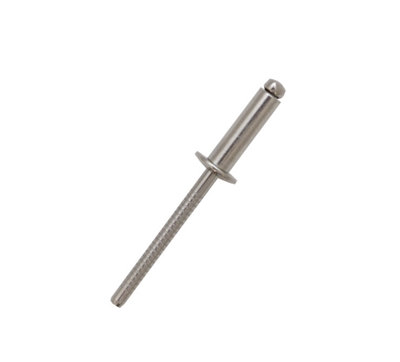 Jrp Riveting Products 4.0 X 16mm A4 Stainless Steel Dome Head RivetsJrpss4D4016Box Of 500 from B&Q