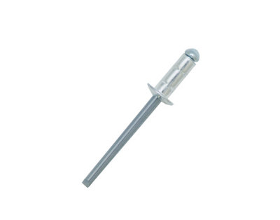 Jrp Riveting Products 4.8 X 10mm Aluminium/steel Dome Head RivetsJrpasdm4810Box Of 500 from B&Q
