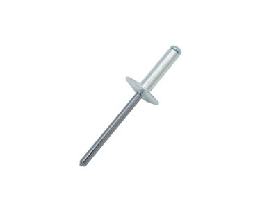 Jrp Riveting Products 4.8 X 10mm Aluminium/steel RivetsJrpaslm4810/16Box Of 250 from B&Q