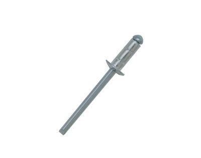 Jrp Riveting Products 4.8 X 17.5mm Steel Dome Head RivetsJrpsdm4817Box Of 400 from B&Q