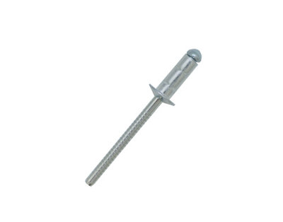 Jrp Riveting Products 4.8 X 12mm A2 Stainless Steel Dome Head RivetsJrpssdm4812Box Of 500 from B&Q