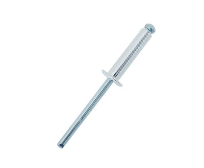 Jrp Riveting Products 4.8 X 20mm Aluminium/steel Dome Head Grooved RivetsJrpasdg4820Box Of 350 from B&Q