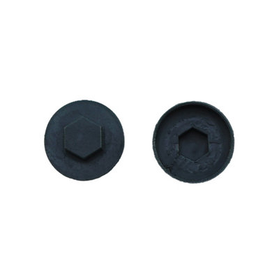 Jcp Fixings Anthracite (Ral7016) Cover Caps 16mmFjmfc16AnBox Of 1000 from B&Q