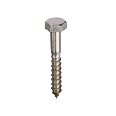 Unifix A2-304 St/st Coach Screws Hexagon Head M8 X 120Q205710000800120000Box Of 100 from B&Q