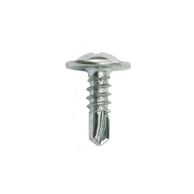 Jcp Fixings Metalfix Wafer Head Self-Drilling Screws Bzp5.5 X 20mmFjwh5520Box Of 100 from B&Q
