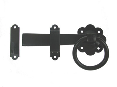 Unifix 1136 Ring Gate Latch Epoxy Black 152mm 6In Box Of 59Tqijrgl/011 from B&Q
