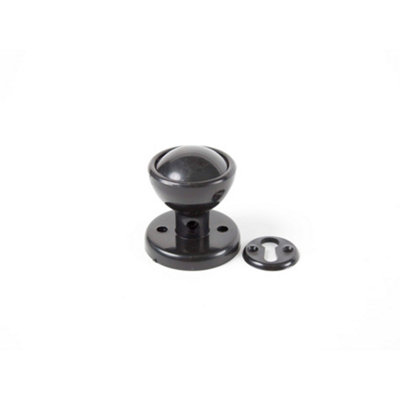 Unifix Plastic Rim And Mortice Door Knob Black 9Kxplasfurn/148Pack Of 10 from B&Q