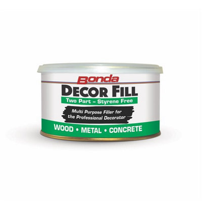 Bonda Décor Fill Styrene Free 2 Part Wood Filler Rapid Hardening 500G from B&Q