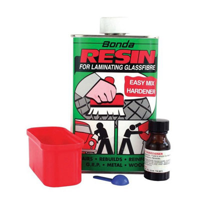 Bonda Resin Two Part With Hardeners Marine Grade 5Kg from B&Q