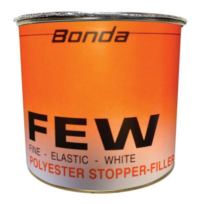 Bonda Few Polyester Stopper Filler Fine Surface White 4Kg from B&Q