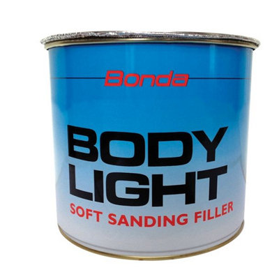 Bonda Body Light Soft Sanding Filler Two Part Rapid Hardening 2.5Kg from B&Q
