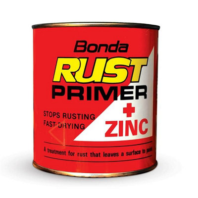 Bonda Rust Primer Anti-Rust & Corrosion Zinc Coating Fast Drying 500Ml from B&Q