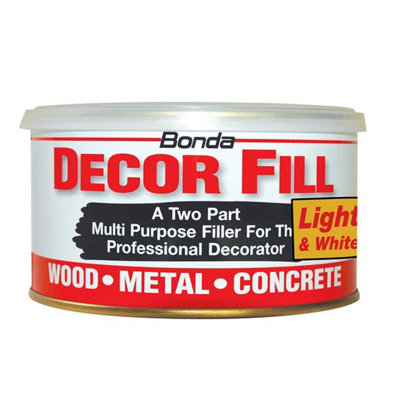 Bonda Décor Fill Light & White Two Part Wood Filler Rapid Hardening 900G from B&Q