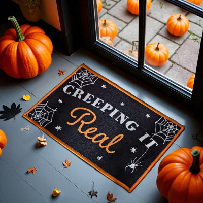 Creeping It Real Halloween Doormat from B&Q