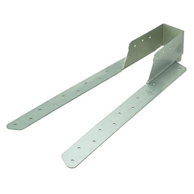 B&Q -  Galvanised Steel Joist Hanger (H)200mm (W)50mm