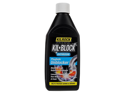 Kilrock Kbbathroom Kil-Block Bathroom Plughole Unblocker 500Ml Kilkbbath from B&Q