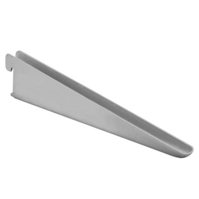 RB UK Rbuk Twin Slot Brackets 470mm SilverPack Of 10 from B&Q