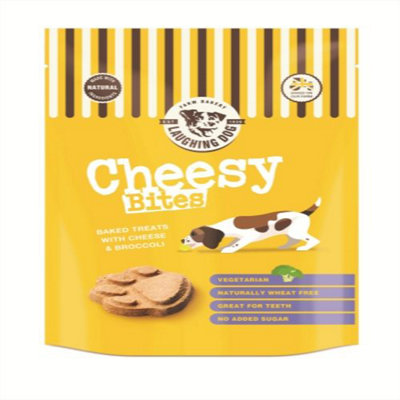 Laughing Dog Wheat Free Cheesy Bites With Broccoli 125G (Pack Of 5) from B&Q