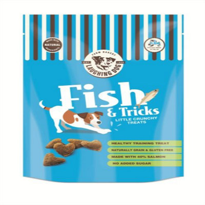 Laughing Dog Grain Free Fish & Tricks Treats 125G (Pack Of 5) from B&Q
