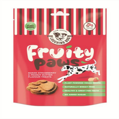 Laughing Dog Wheat Free Fruity Paws 125G (Pack Of 5) from B&Q