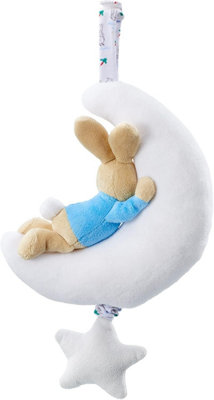 Peter Rabbit Musical Night Toy Baby Cot Plush Lullaby Soother Beatrix Potter from B&Q