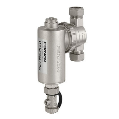 Fernox Tf1 Omega Filter With Valves 28mm 62252 from B&Q