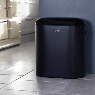 B&Q -  40L Black Sensor Bin Kitchen Bin Rubbish Bin Home Waste