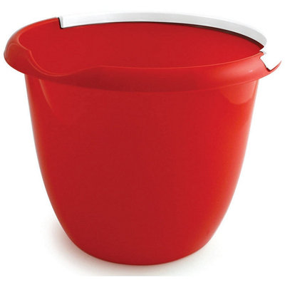 Charles Bentley Bentley Industrial Bucket.06/w Bucket With Metal HandleRed from B&Q