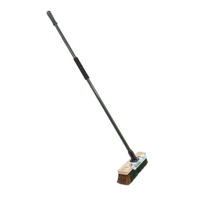 Charles Bentley Straight Stiff Bassine Outdoor Floor Broom & Scraper(W)420mm from B&Q