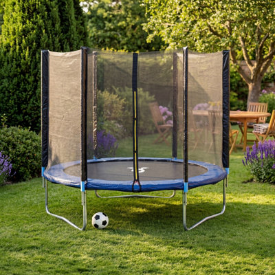 Charles Bentley Monster Children's 8Ft Trampoline With Safety Net Enclosure from B&Q