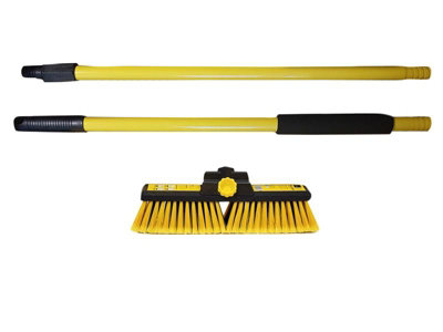 Bulldozer Hq.14/2/y Telescopic Heavy-Duty Broom 355mm (14In) Bdz142Y from B&Q