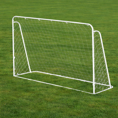 Charles Bentley 7Ft X 5Ft Metal Football Goal Posts Net from B&Q