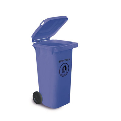 Charles Bentley Outdoor Household Waste Medium Rubbish 120 Litre Wheelie Bin from B&Q