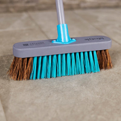 Charles Bentley Lifestyle 12" Bassine & Synthetic Wooden Broom from B&Q