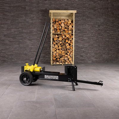 Charles Bentley Unisex Black Bulldozer Pro Ton Hydraulic Log Splitter In Size 12 - Image 3