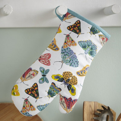 Ulster Weavers Butterfly House Animal Print  Gauntlet Oven Glove from B&Q