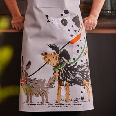 Ulster Weavers Dog Days Animal Print 100% Cotton Apron from B&Q