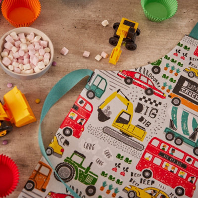 Ulster Weavers Just Keep Trucking Graphic Print Kids Pvc Apron from B&Q