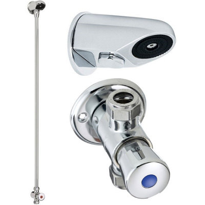 Bristan Sirrus Gummers Commercial Timed Flow Exposed Non Concussive Shower from B&Q