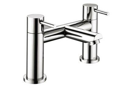 Bristan Blitz Bath Filler Chrome Bath Filler Mixer Tap With Ceramic Discs