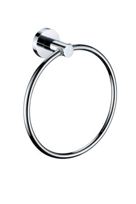 Bristan Rd Ring C Round Towel Ring Brass Chrome Plated from B&Q