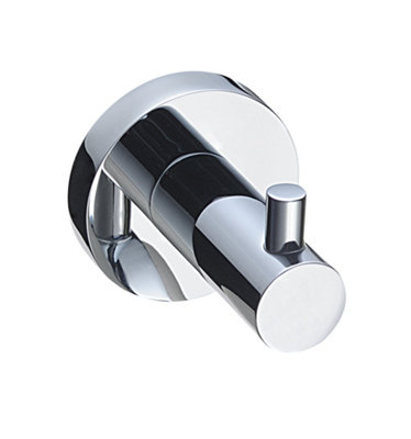 Bristan Rd Hook C Round Hook Brass Chrome Plated from B&Q